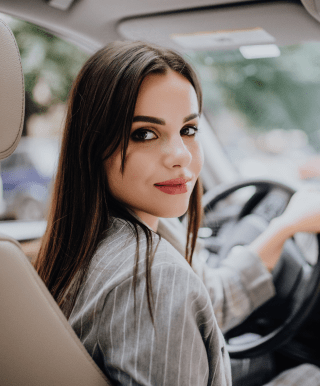 Female Driver in AB Taxi